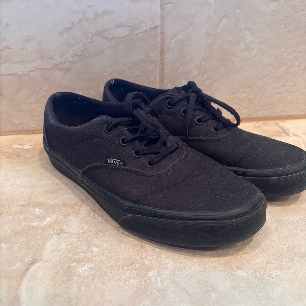 Vans Black Skate Sneakers with Vulcanized Sole